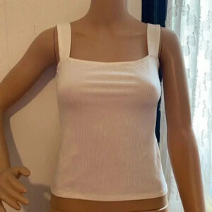 Reformation square neck tank tops for women
